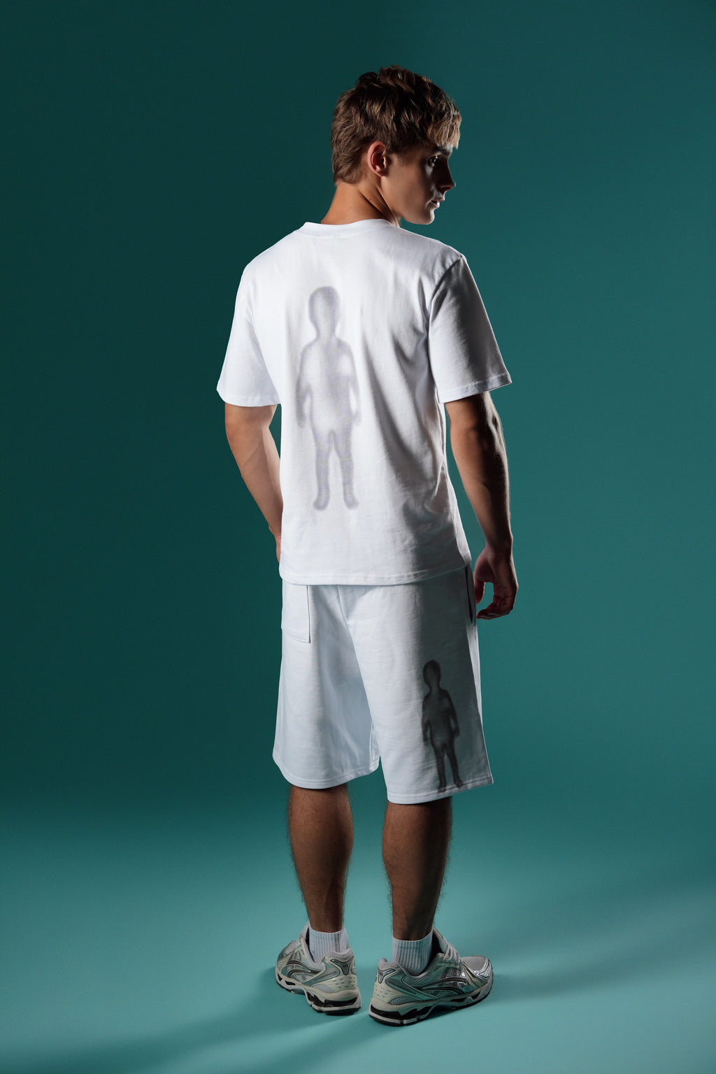 Shadow Figure Slim Tee - White
