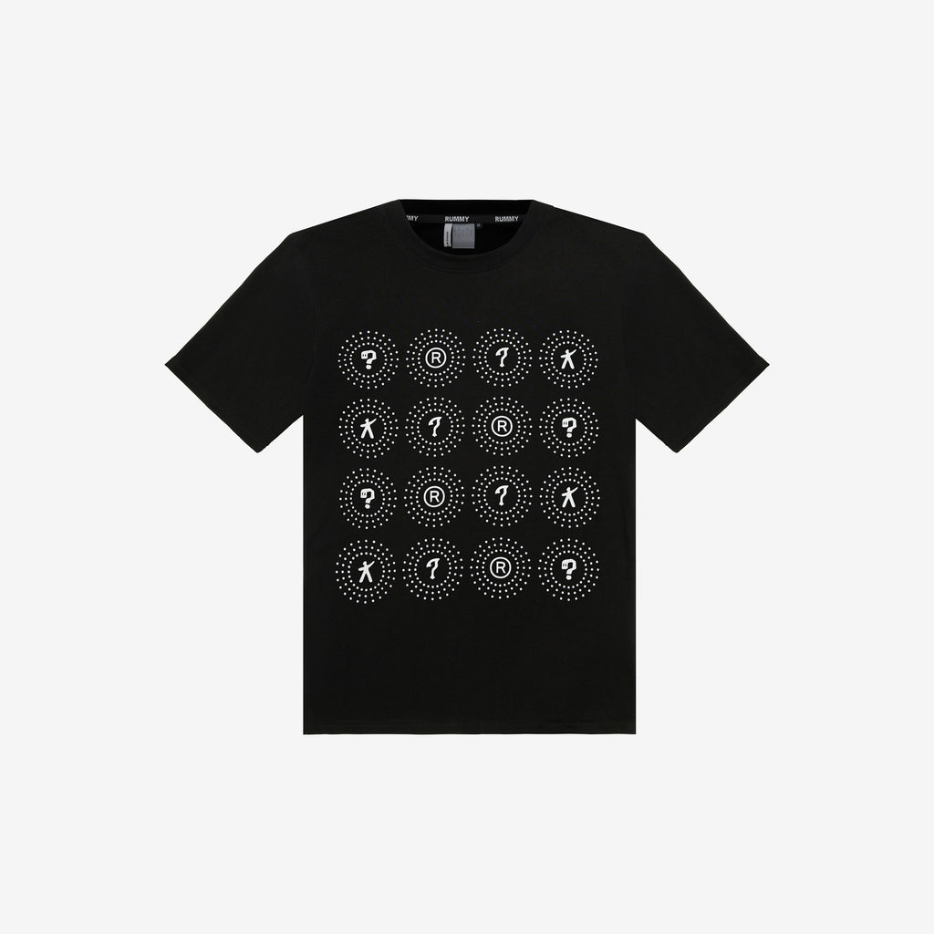 RUMMY? Circle Slim Tee - Black