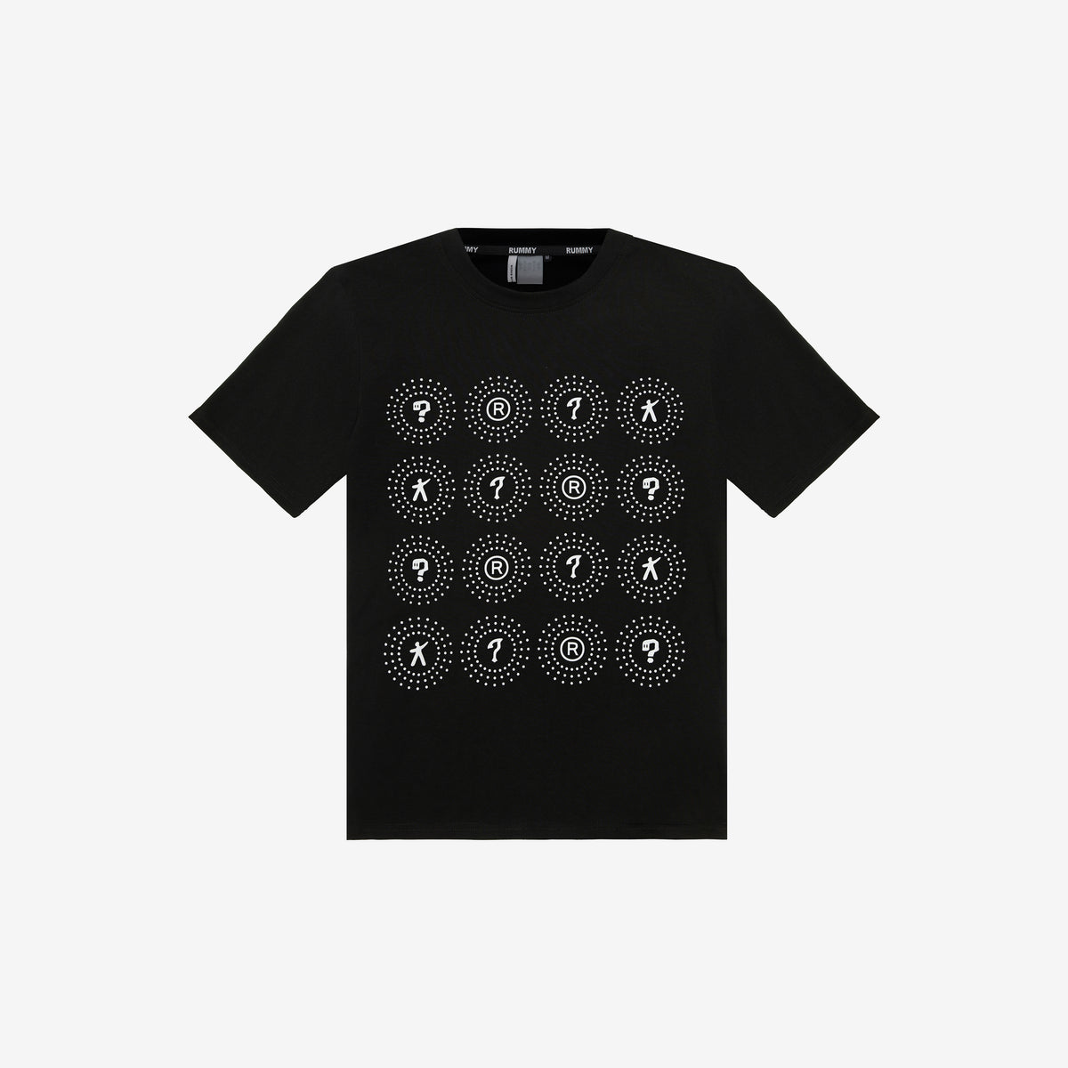 RUMMY? Circle Slim Tee - Black