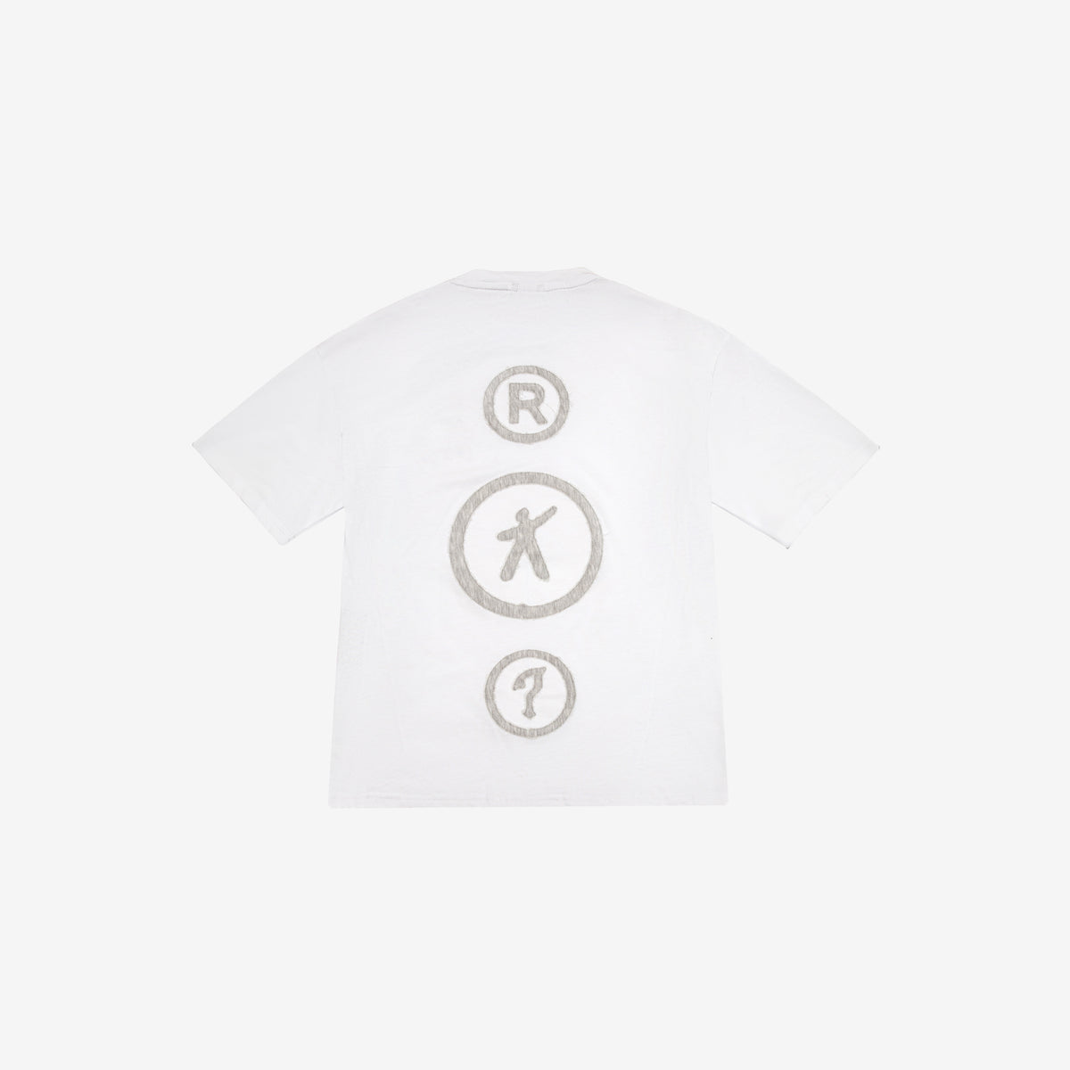 Patchwork Oversize Tee - White